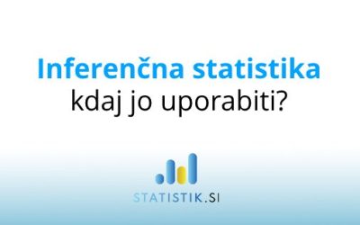 Inferenčna statistika: kdaj jo uporabiti?